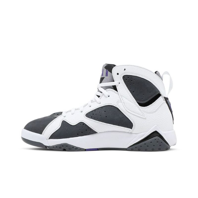 Air Jordan 7 Retro Fehér Szürke Lila Férfi Cipő