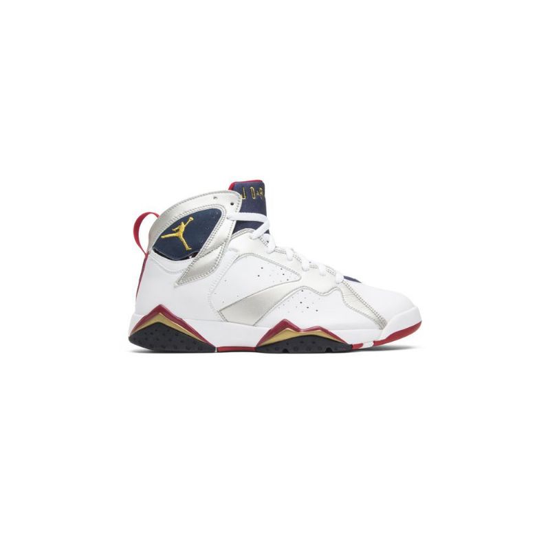 Air Jordan 7 Retro Fehérarany Sötétkék Piros Férfi Cipő
