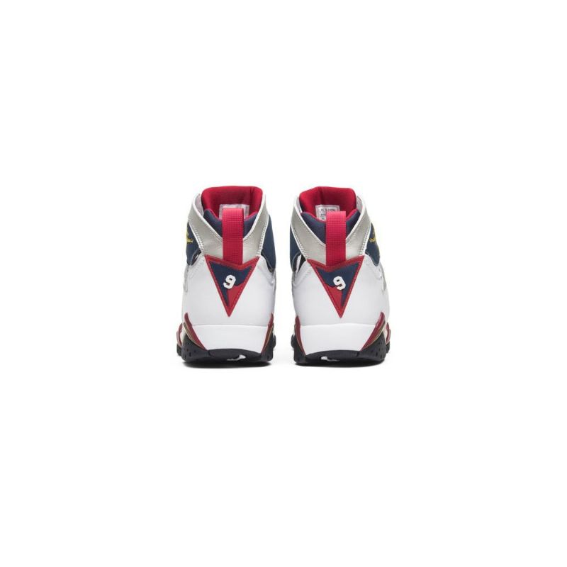 Air Jordan 7 Retro Fehérarany Sötétkék Piros Férfi Cipő