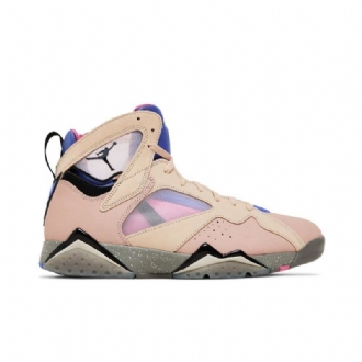 Air Jordan 7 Retro Se Barna Lila Rózsaszín Fekete Férfi Cipő