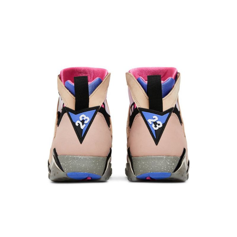 Air Jordan 7 Retro Se Barna Lila Rózsaszín Fekete Férfi Cipő