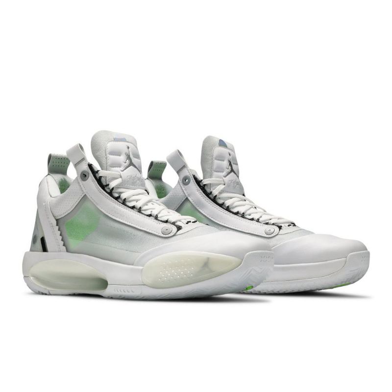 Air Jordan 34 Alacsony Fehér Ezüst Férfi Cipő