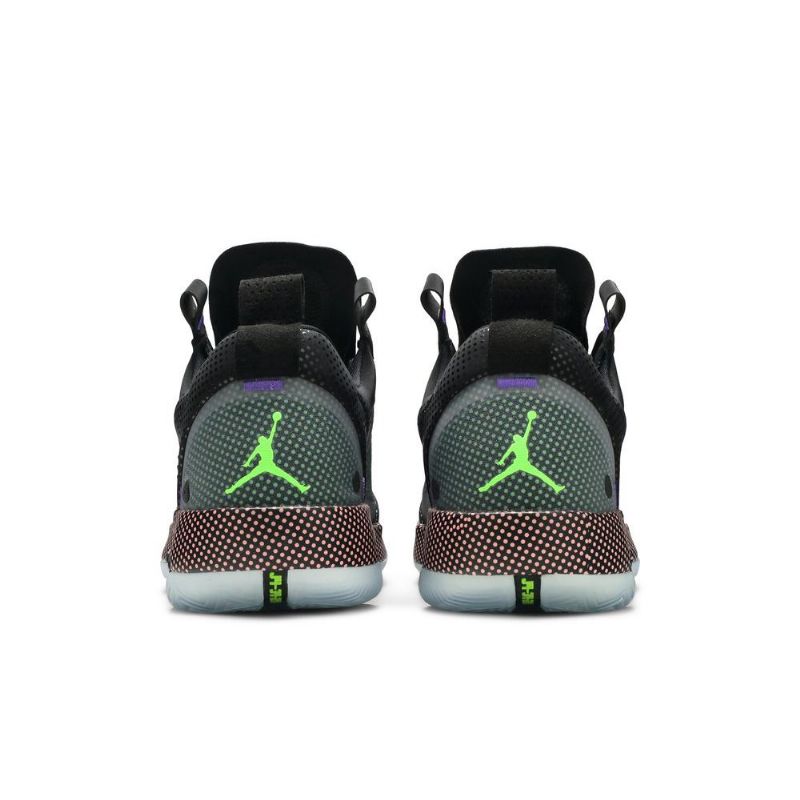 Air Jordan 34 Alacsony Fekete Fehér Zöld Rózsaszín Férfi Cipő
