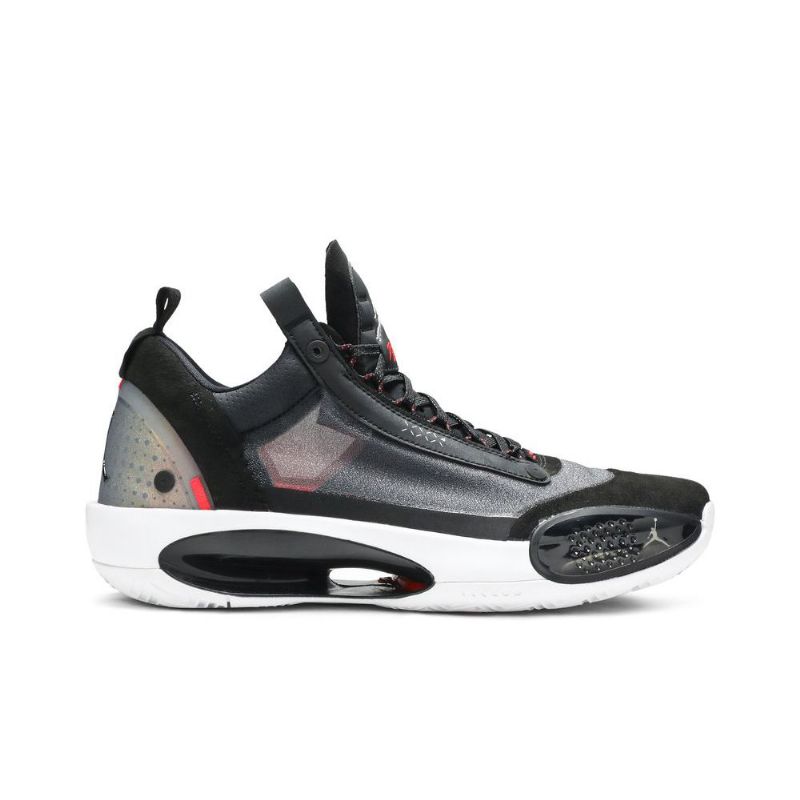 Air Jordan 34 Alacsony Fekete Szürke Férfi Cipő