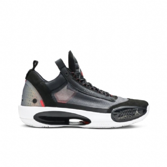 Air Jordan 34 Alacsony Fekete Szürke Férfi Cipő