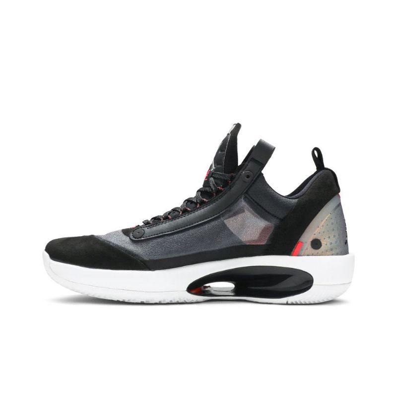 Air Jordan 34 Alacsony Fekete Szürke Férfi Cipő