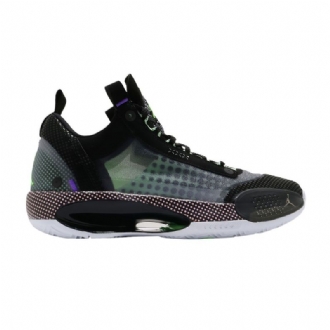 Air Jordan 34 Low Pd Pf Fekete Fehér Zöld Rózsaszín Férfi Cipő
