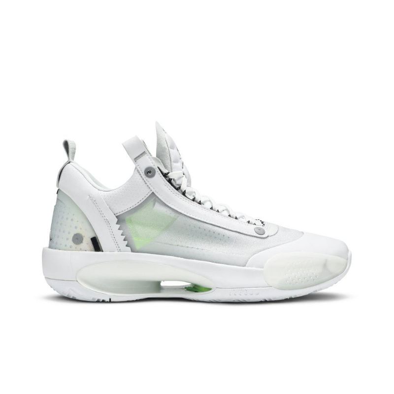 Air Jordan 34 Low Pf Fehér Zöld Férfi Cipő