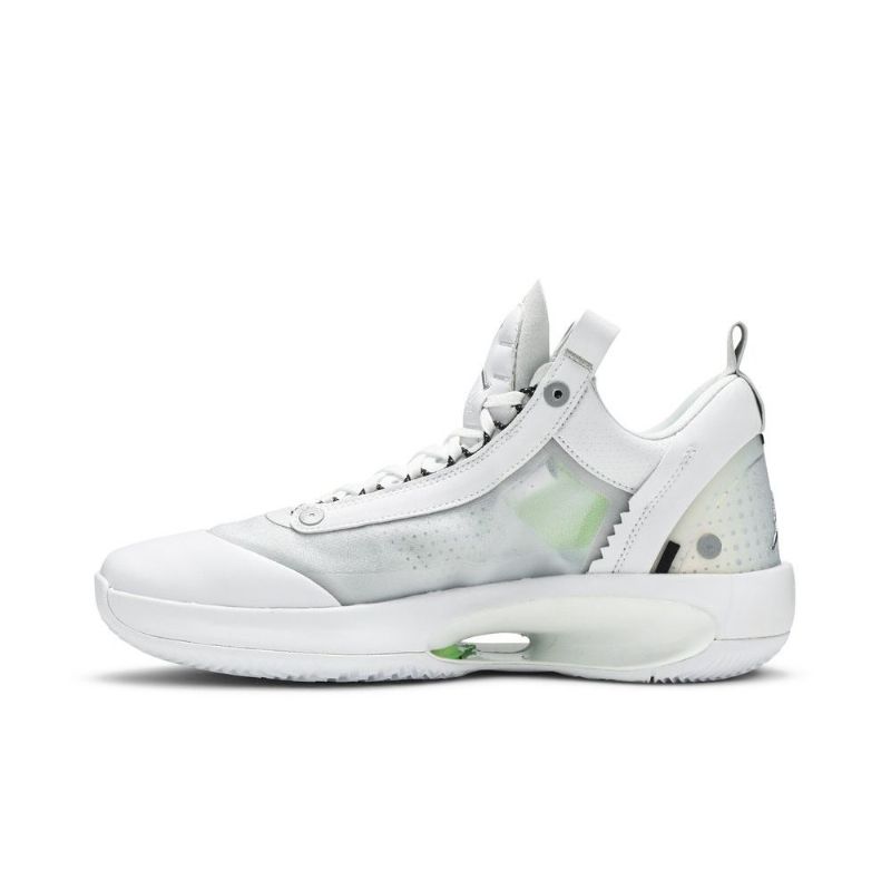 Air Jordan 34 Low Pf Fehér Zöld Férfi Cipő