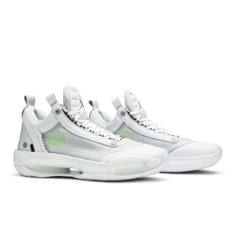 Air Jordan 34 Low Pf Fehér Zöld Férfi Cipő
