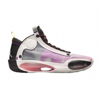Air Jordan 34 Nba Fehér Fekete Lila Férfi Cipő