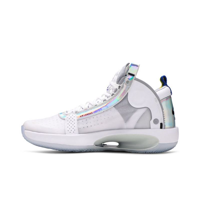 Air Jordan 34 Pf Fehér Ezüst Férfi Cipő
