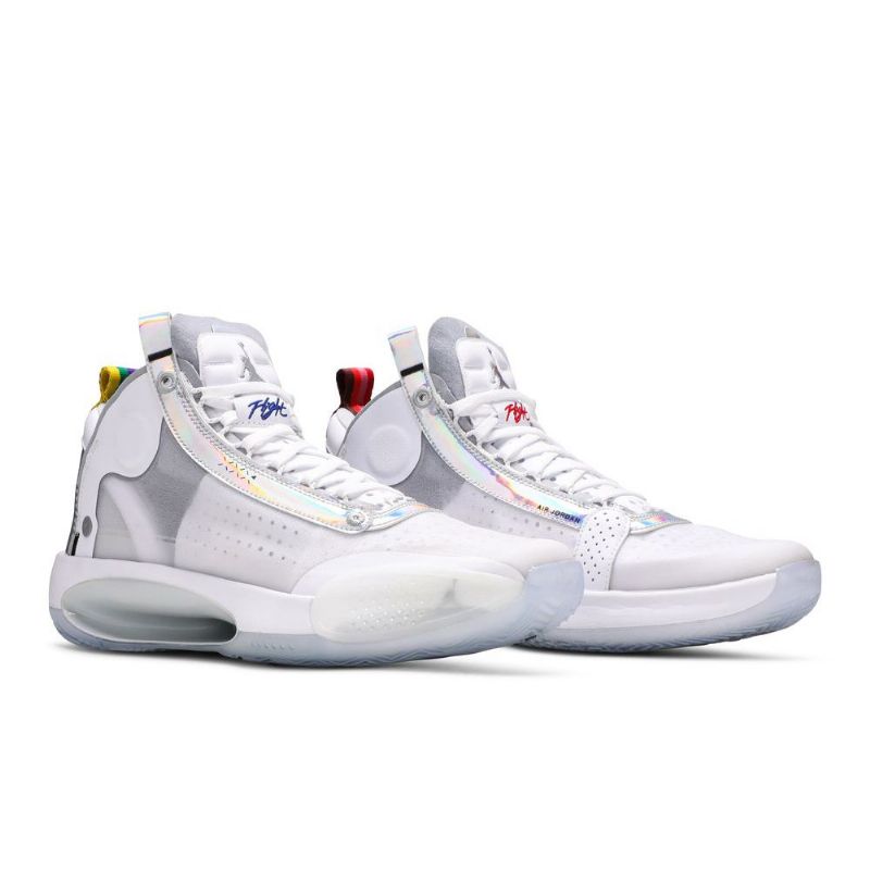 Air Jordan 34 Pf Fehér Ezüst Férfi Cipő