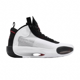 Air Jordan 34 Pf Fehér Piros Fekete Férfi Cipő