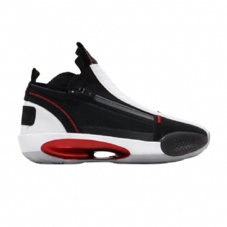 Air Jordan 34 Se Pf Fekete Piros Fehér Férfi Cipők