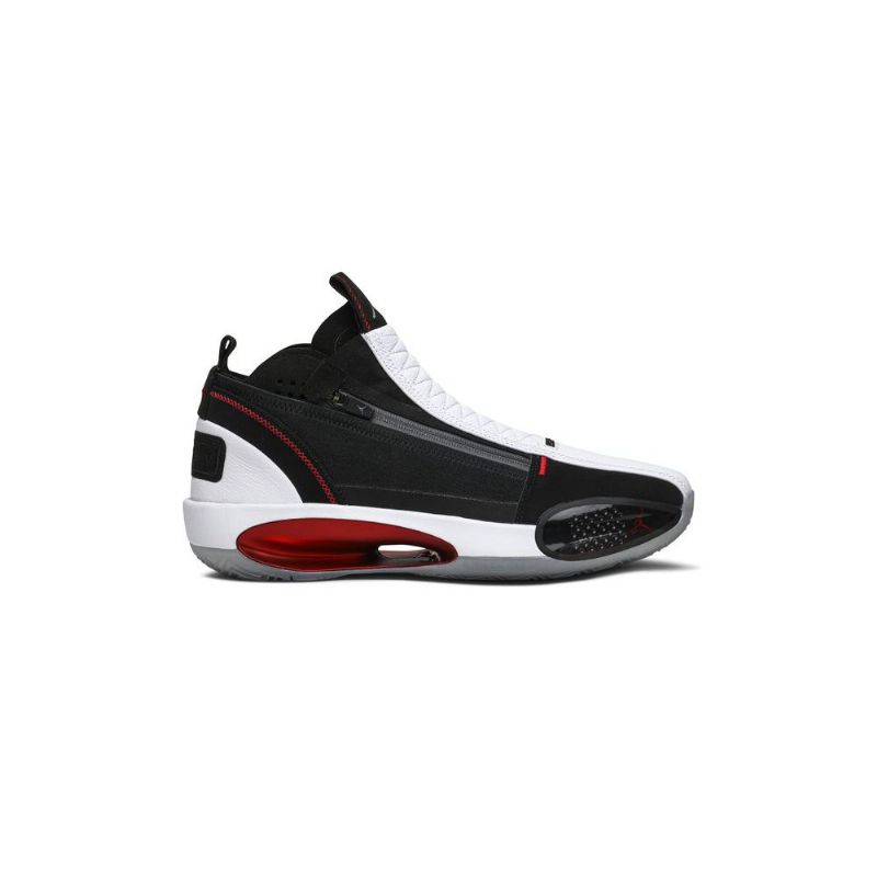 Air Jordan 34 Se Shroud Fekete-fehér Bordeaux Férfi Cipő