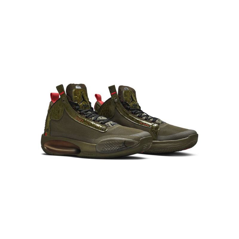 Air Jordan 34 Zion Williamson Barna Piros Férfi Cipő