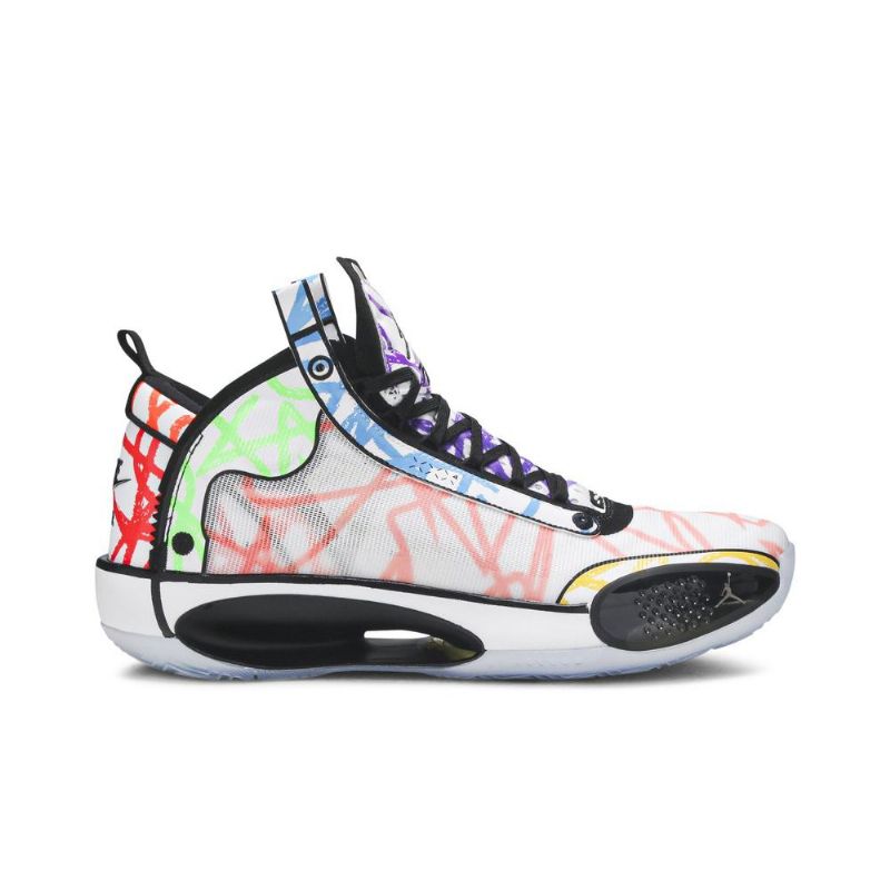 Air Jordan 34 Zion Williamson Fehér Többszínű Férfi Cipő