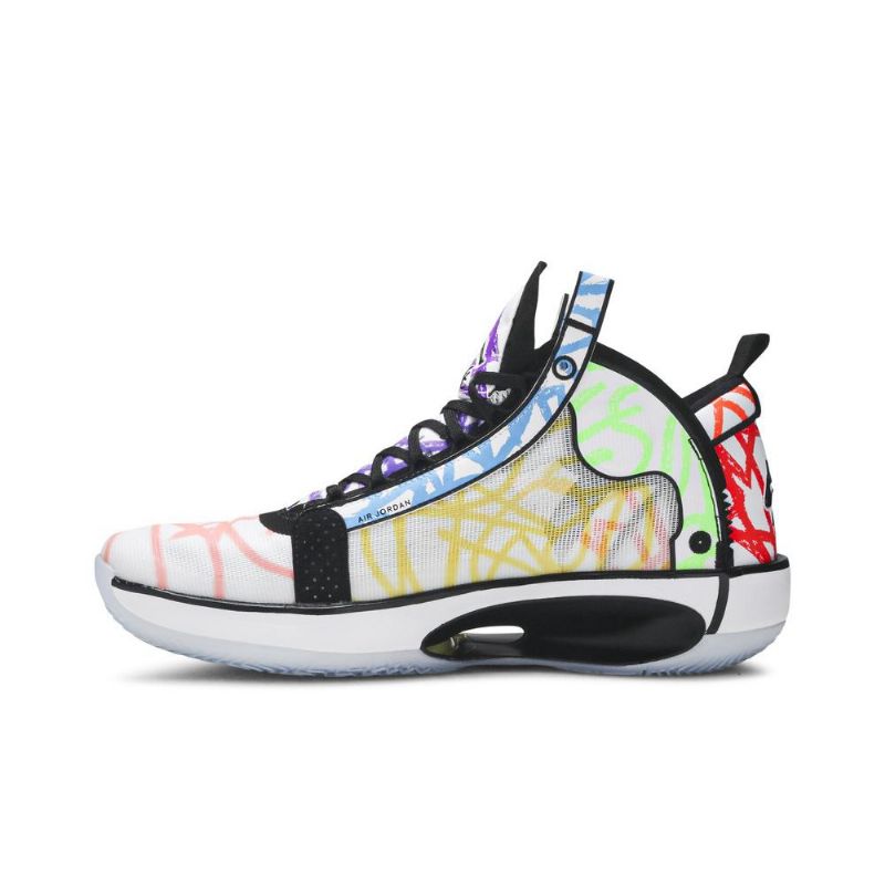 Air Jordan 34 Zion Williamson Fehér Többszínű Férfi Cipő
