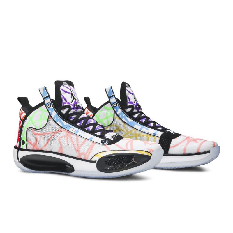 Air Jordan 34 Zion Williamson Fehér Többszínű Férfi Cipő