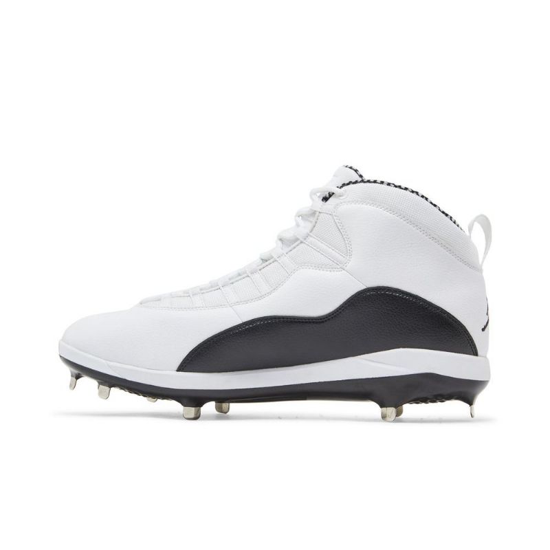 Air Jordan 10 Retro Fém Fehér Fekete Férfi Cipő