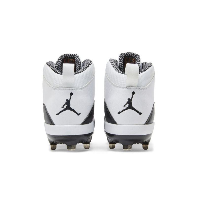 Air Jordan 10 Retro Fém Fehér Fekete Férfi Cipő