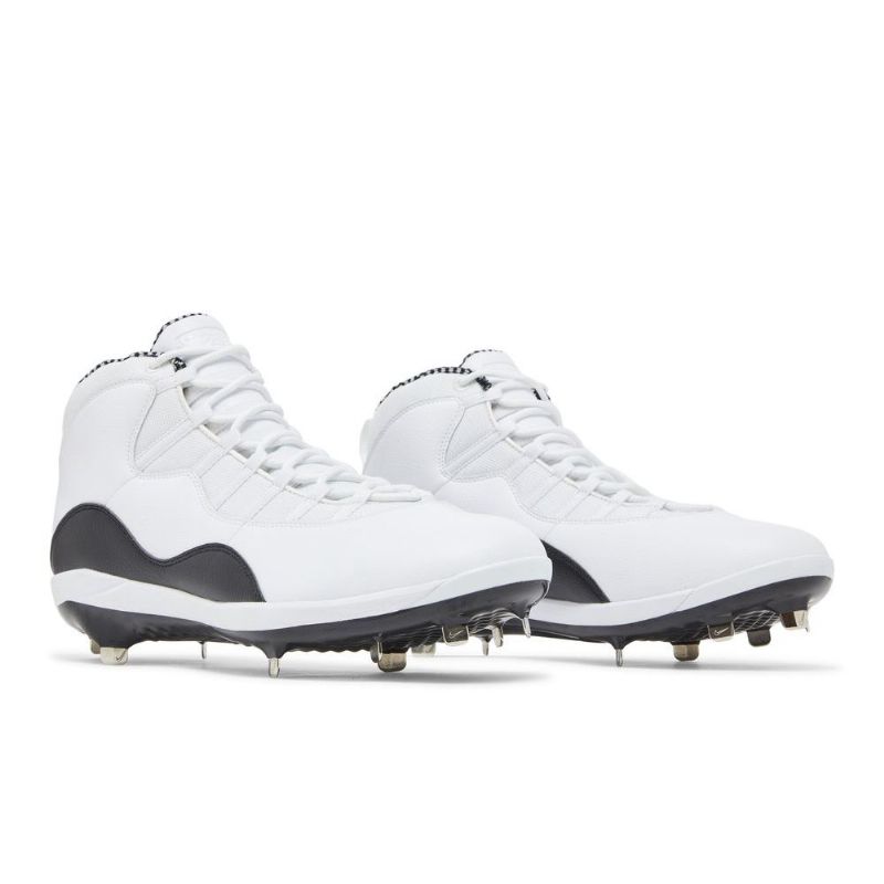 Air Jordan 10 Retro Fém Fehér Fekete Férfi Cipő