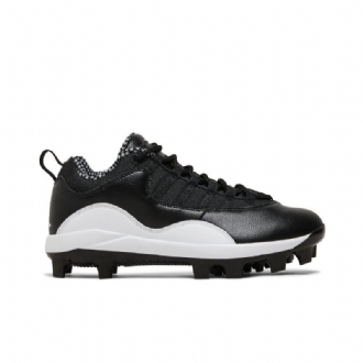 Air Jordan 10 Retro Mcs Alacsony Fekete-fehér Férfi Cipő