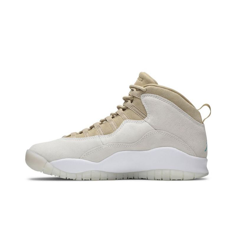 Air Jordan 10 Solefly Retro Fehér Zöld Férfi Cipő