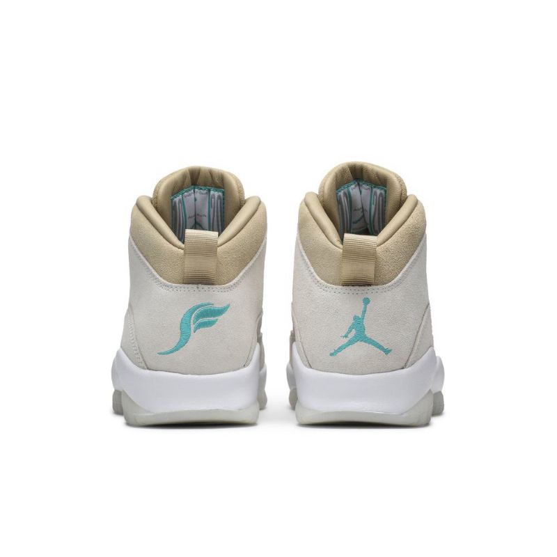 Air Jordan 10 Solefly Retro Fehér Zöld Férfi Cipő