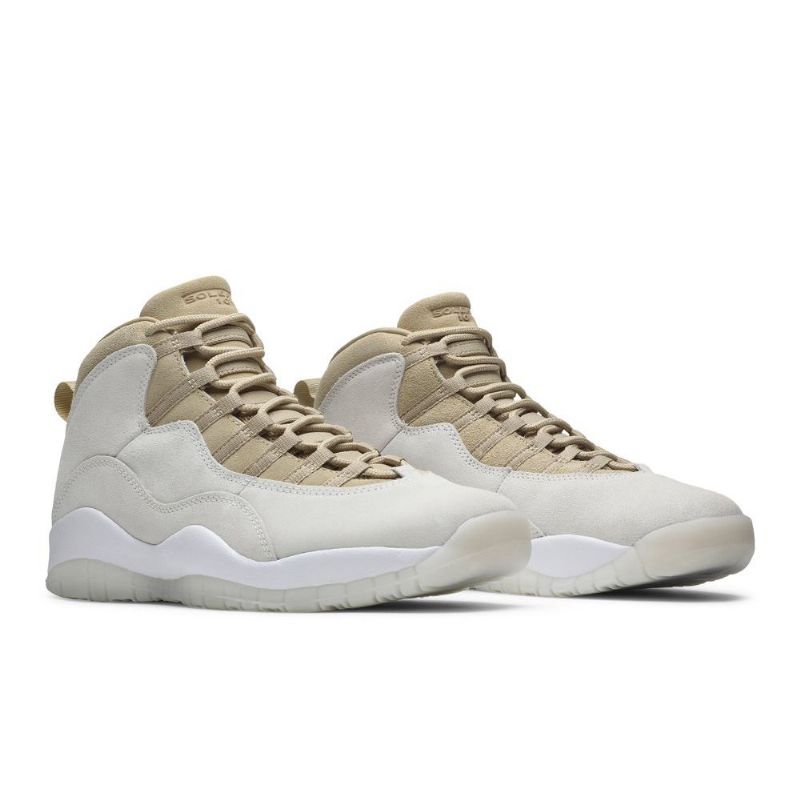 Air Jordan 10 Solefly Retro Fehér Zöld Férfi Cipő