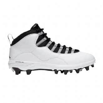 Air Jordan 10 Td Mid Fehér Szürke Fekete Férfi Cipő
