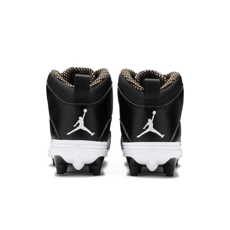 Air Jordan 10 Td Mid Fekete Arany Fehér Férfi Cipő