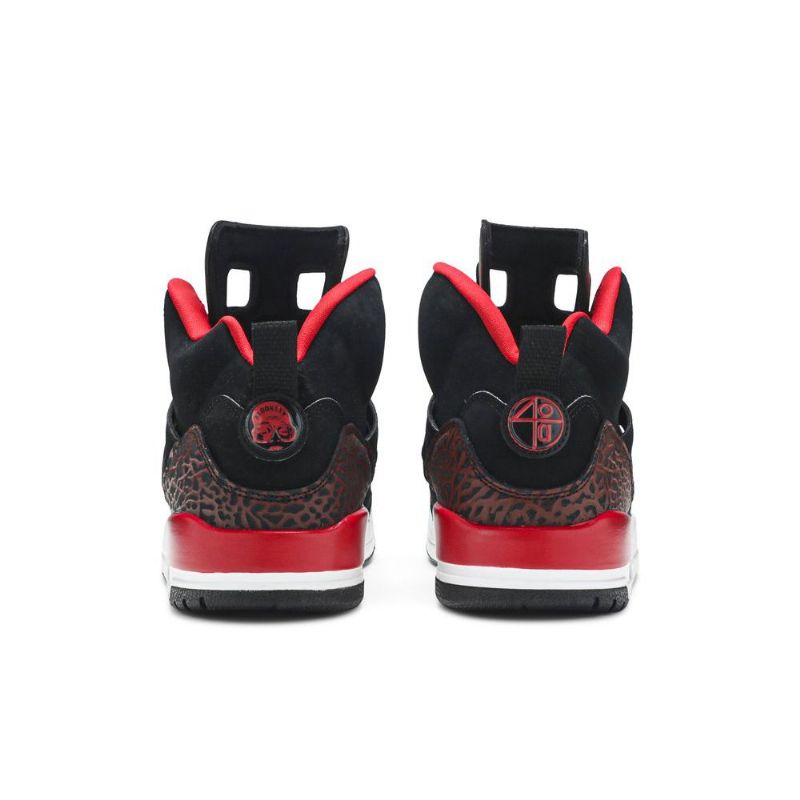 Air Jordan Spizike Fekete Piros Fehér Férfi Cipők