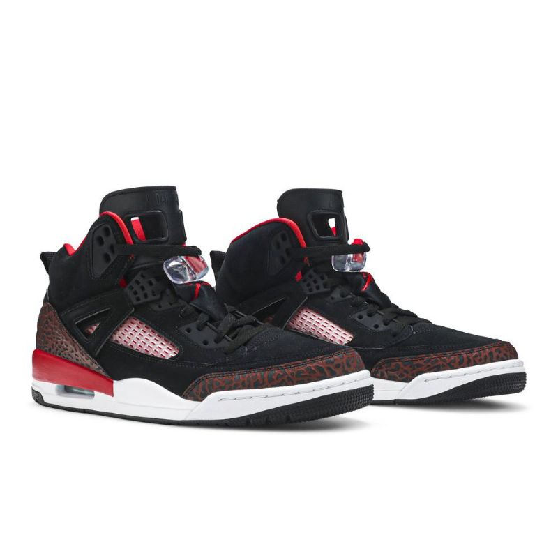 Air Jordan Spizike Fekete Piros Fehér Férfi Cipők