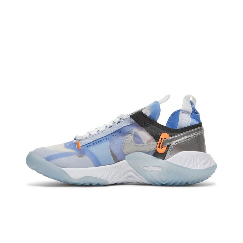 Air Jordan Delta Breathe Fehér Kék Fekete Ezüst Férfi Cipő