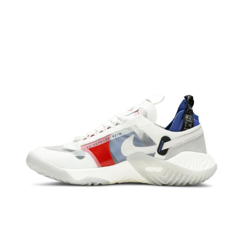 Air Jordan Delta Breathe Fehér Szürke Kék Piros Férfi Cipő