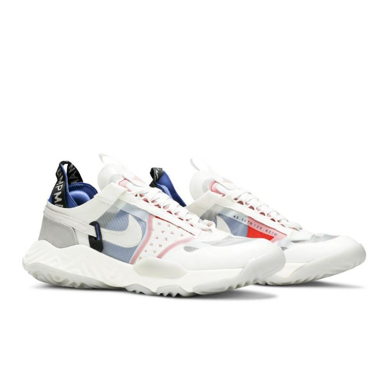 Air Jordan Delta Breathe Fehér Szürke Kék Piros Férfi Cipő