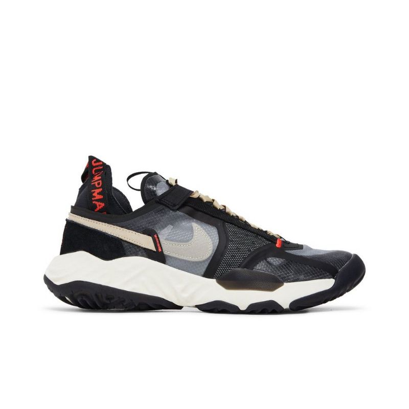 Air Jordan Delta Breathe Fekete Szürke Bézs Piros Férfi Cipő