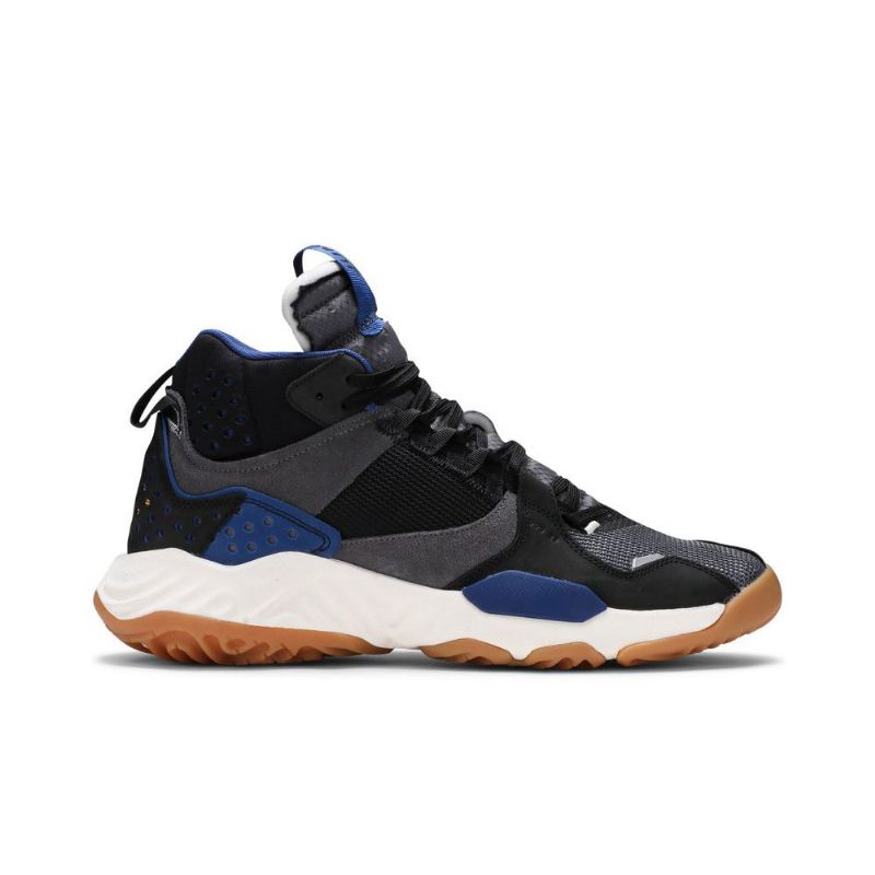 Air Jordan Delta Középfekete Szürke Kék Férfi Cipő