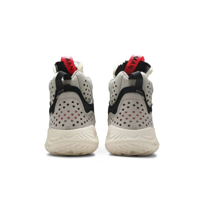Air Jordan Delta Középszürke Fekete Piros Férfi Cipő