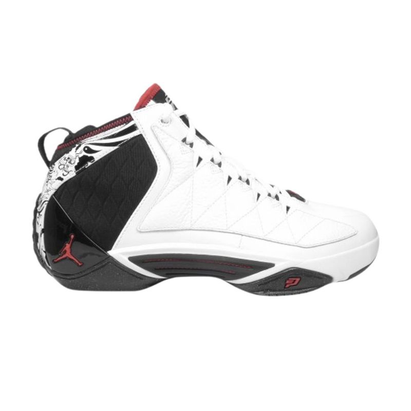 Air Jordan Cp3 Cp3.ii Fehér Fekete Piros Férfi Cipő