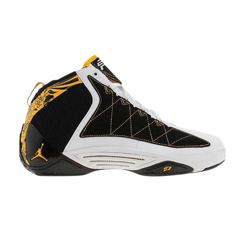 Air Jordan Cp3 Cp3.ii Fehér Sárga Fekete Férfi Cipő