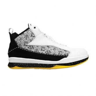 Air Jordan Cp3 Cp3.iii Fehér Sárga Fekete Férfi Cipők