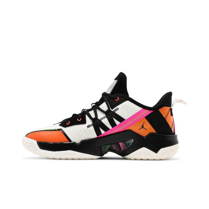 Air Jordan Westbrook One Take 2 Fehér Fekete Narancssárga Férfi Cipő