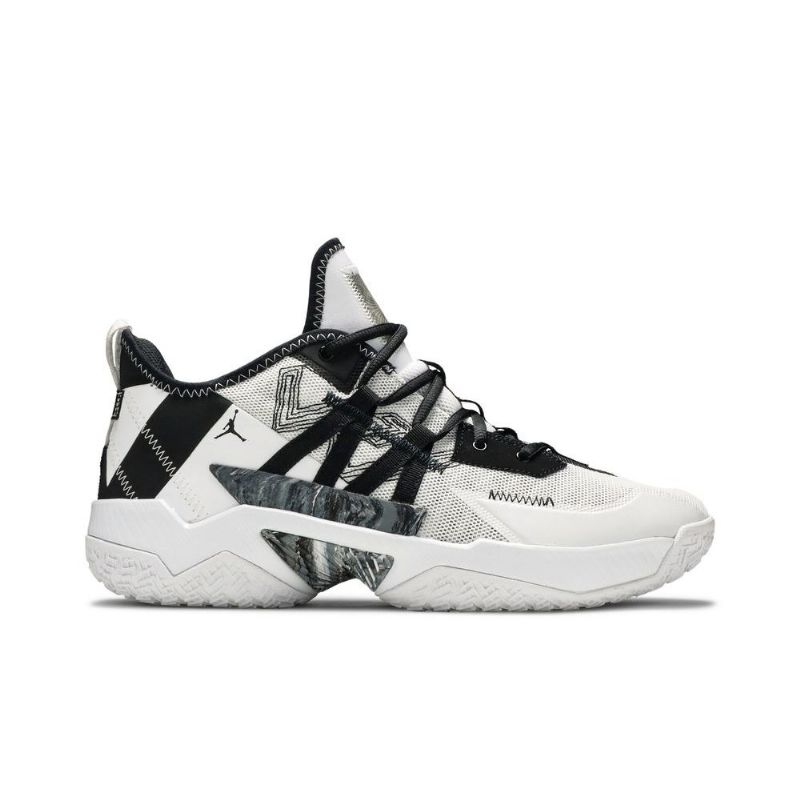 Air Jordan Westbrook One Take 2 Fehér Fekete Szürke Férfi Cipő