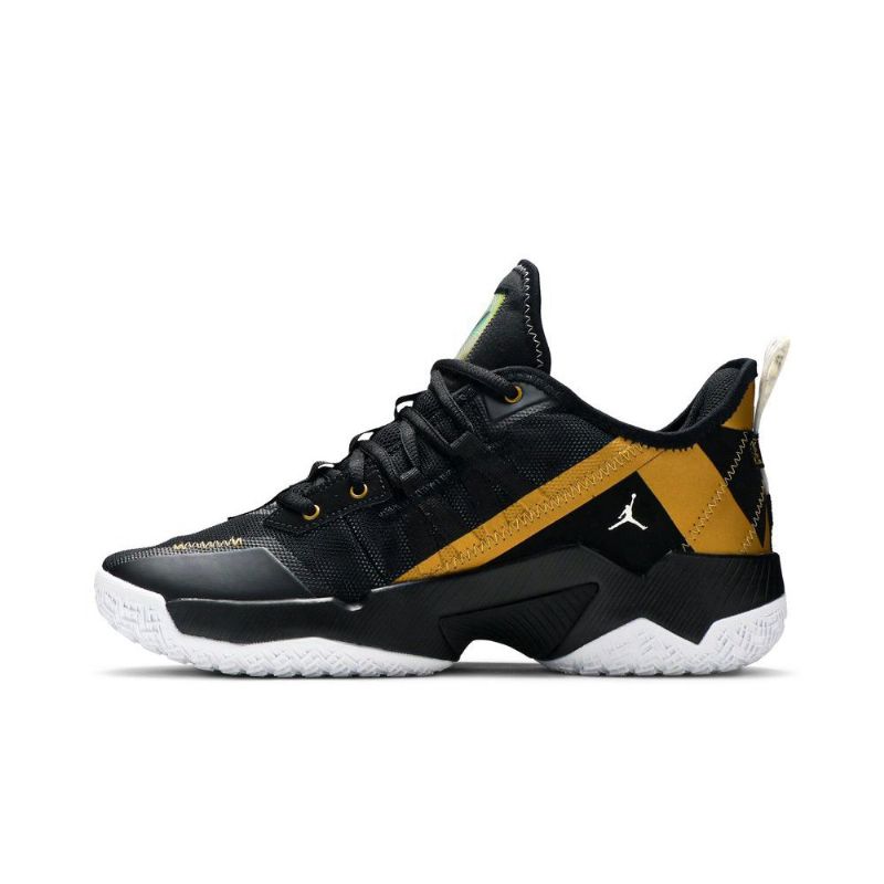 Air Jordan Westbrook One Take 2 Fekete Arany Fehér Férfi Cipő