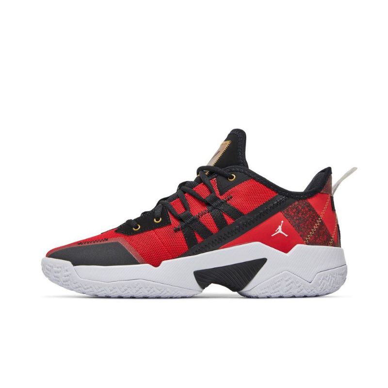 Air Jordan Westbrook One Take 2 Pf Piros Fekete Arany Férfi Cipő