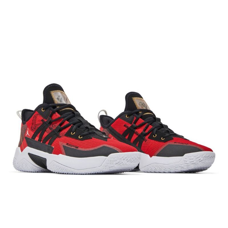 Air Jordan Westbrook One Take 2 Pf Piros Fekete Arany Férfi Cipő