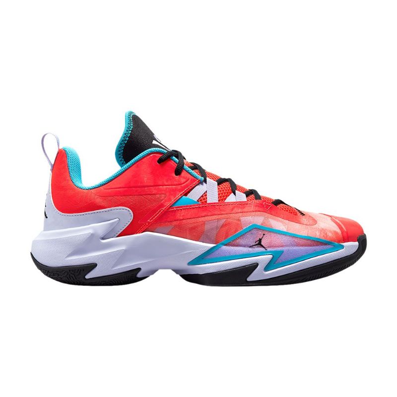 Air Jordan Westbrook One Take 3 Piros Fekete Kék Lila Férfi Cipő
